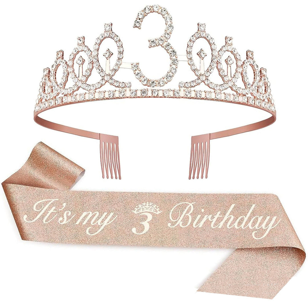 Ladies Crystal Princess Crown with 30 & Fabulous lettering Kalsten