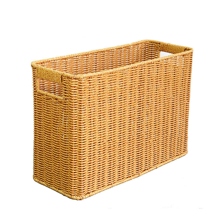 Women's Rectangular Storage Basket with Open Handles Kalsten