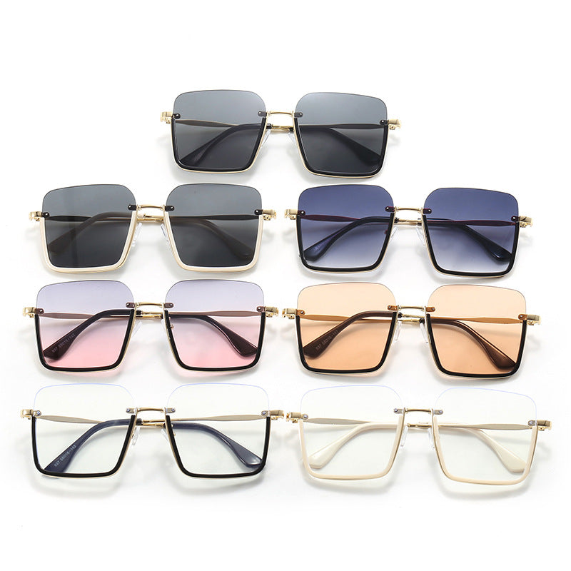 Women oversized sunglasses with elegant geometric frame Kalsten