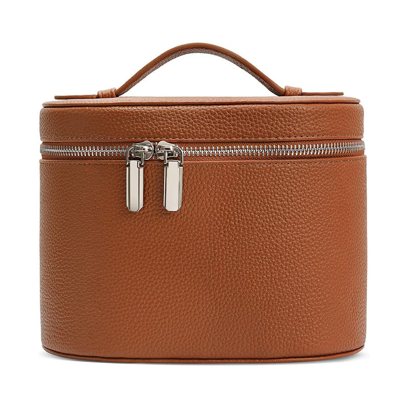 Cosmetic storage bag with elegant design and sturdy carrying handle Kalsten