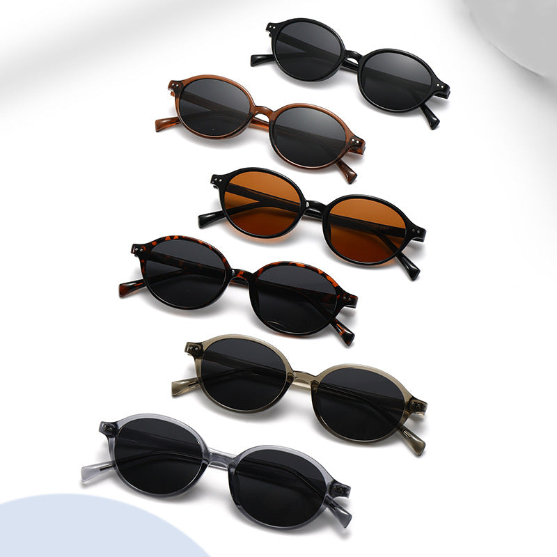 Women round sunglasses in stylish retro design Kalsten