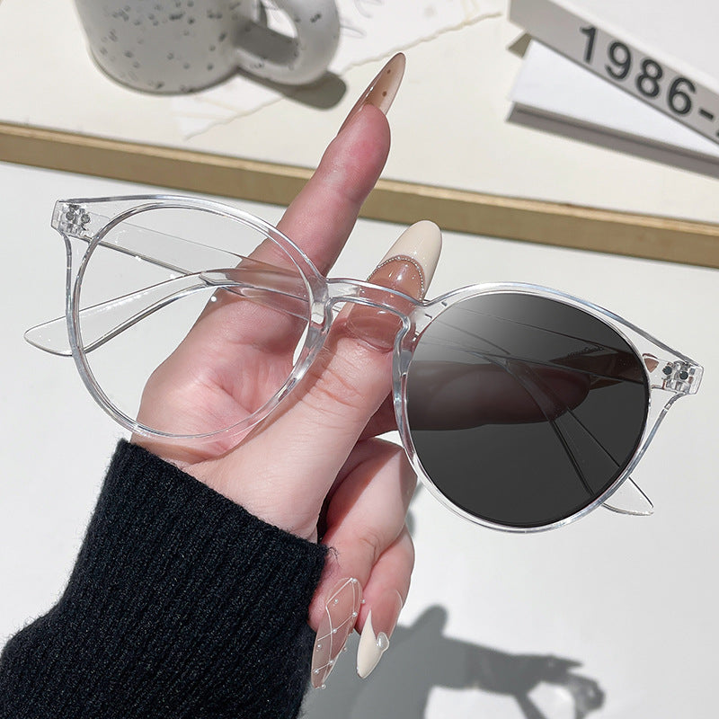 Women Cat-Eye Sunglasses with Transparent Frame Kalsten