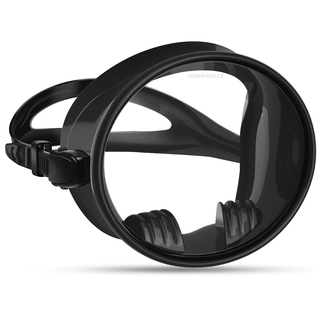 Swimming mask with ergonomic silicone sealing ring Kalsten