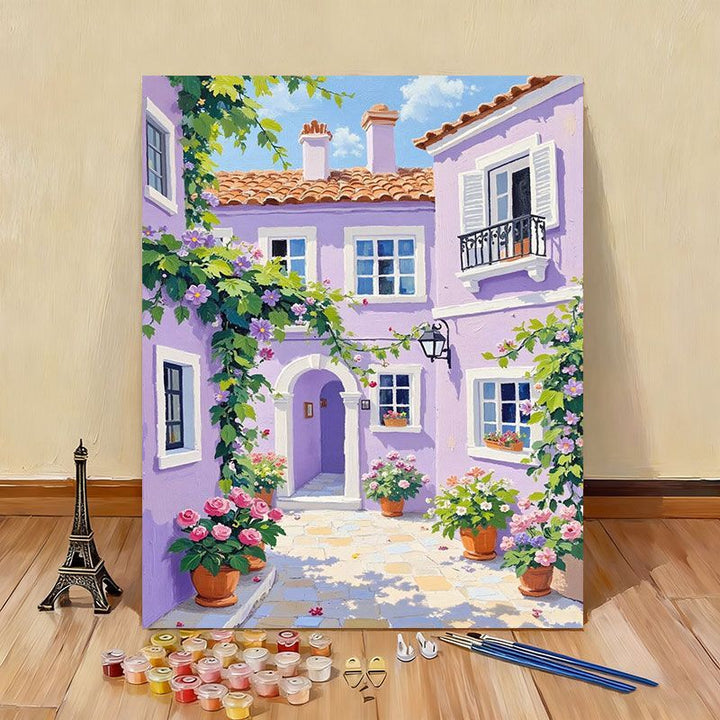 DIY Scenic Coastal Paint by Numbers Kit Kalsten