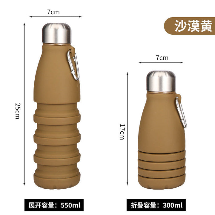 Women collapsible silicone water bottle Kalsten