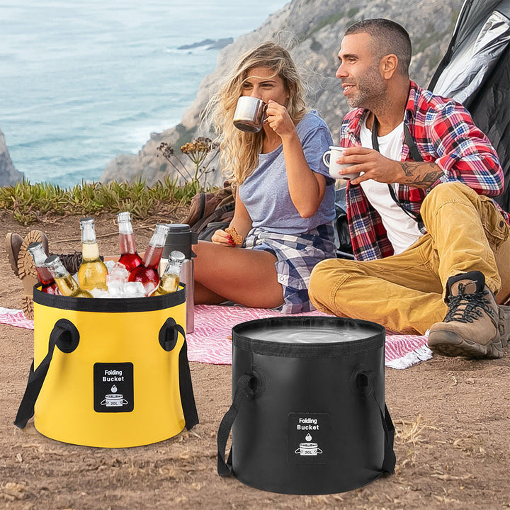 Ladies Foldable Water Container with Sturdy Carry Handle Kalsten
