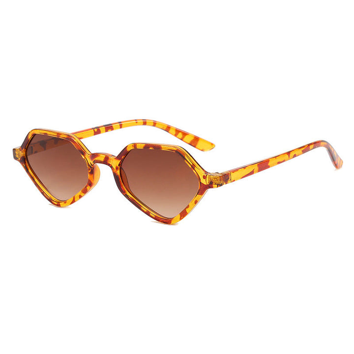 Women's Geometric Design Sunglasses with Mirrored Lenses Kalsten
