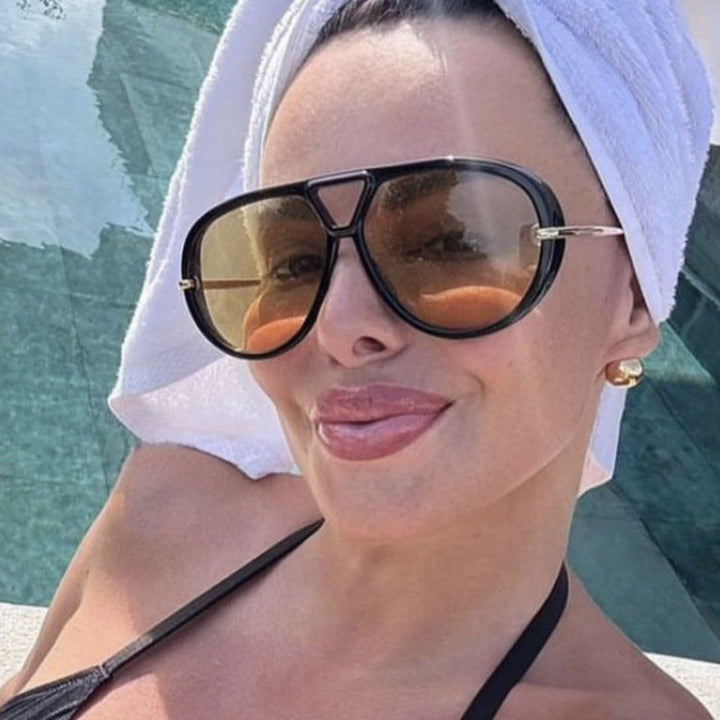 Women Oversized Sunglasses in fashionable Retro Design Kalsten