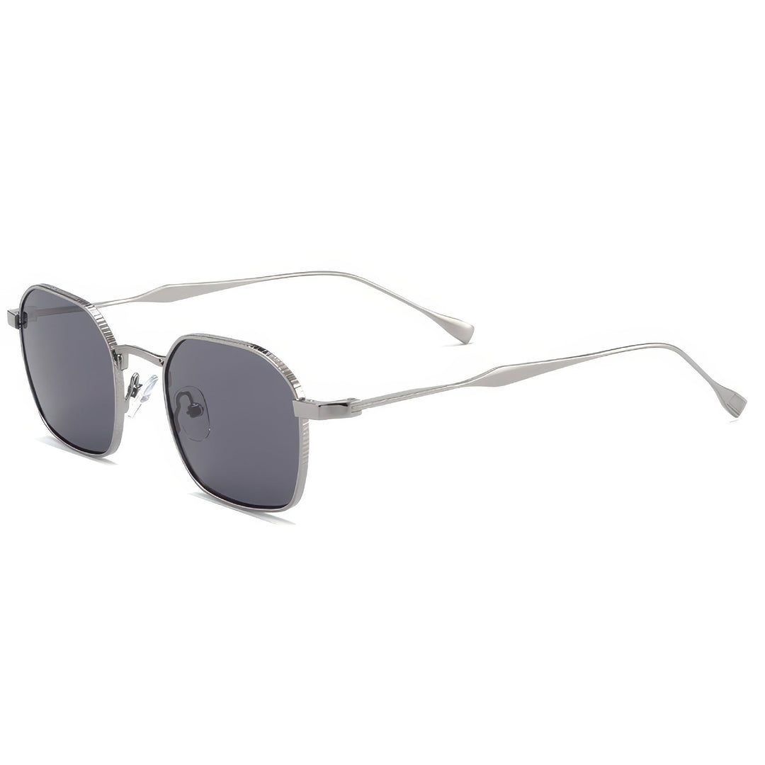 Ladies fashionable sunglasses in elegant square design with high-quality metal frame Kalsten