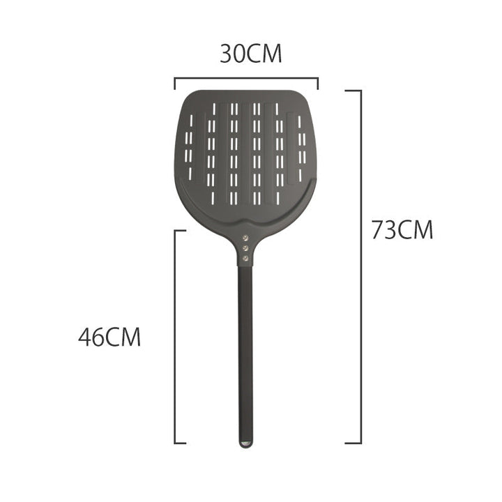 perforated pizza peel with extra-long ergonomic handle Kalsten