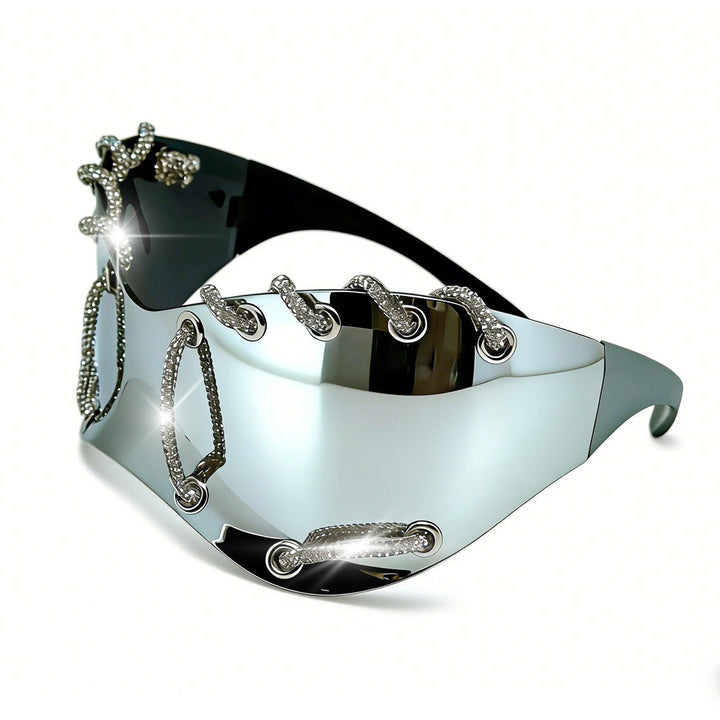 Women extravagant sunglasses with unique chain design Kalsten