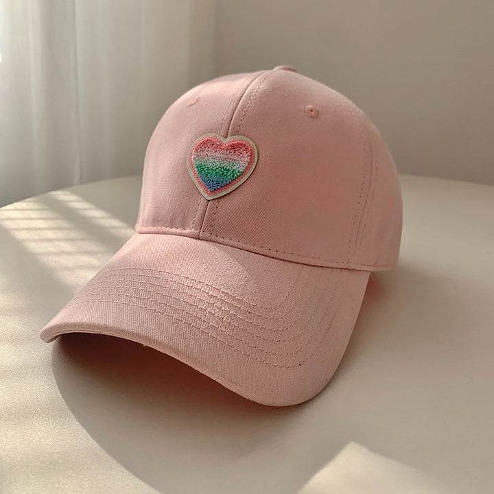 Women's Casual Heart Embroidered Baseball Cap Kalsten