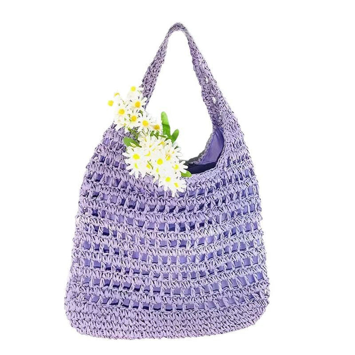 Macrame Shoulder Bag with Soft and Breathable Fabric Kalsten