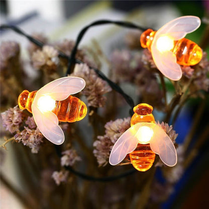 BowLift | Outdoor Solar Bees Waterproof LED Lights Festival Party Decoration String Lights