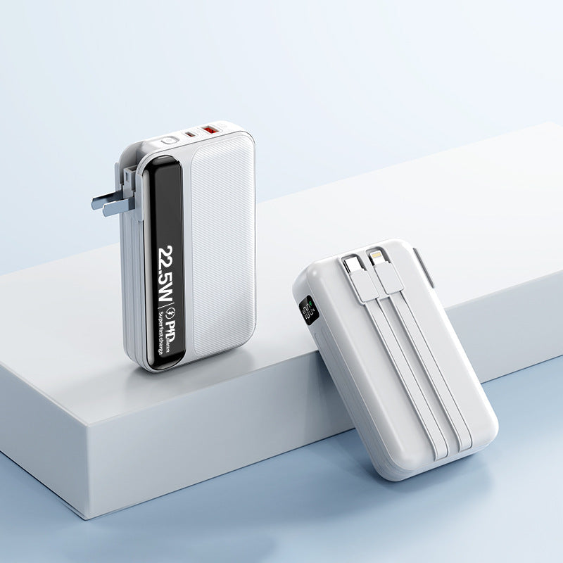 Portable fast charger with integrated socket Kalsten