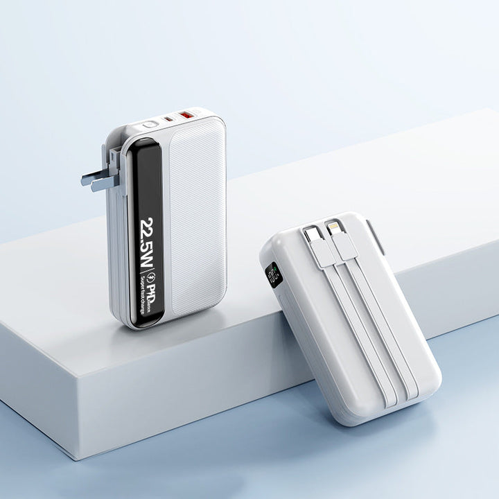 Portable fast charger with integrated socket Kalsten