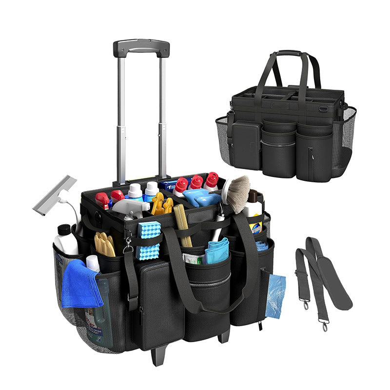 Multifunctional cleaning bag with roll and carry function Kalsten
