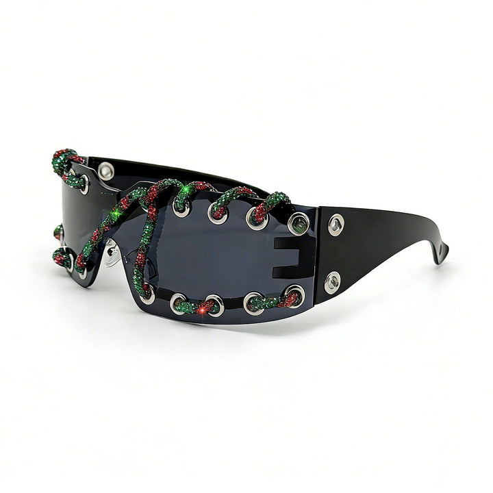 Women's sunglasses with unique lacing design Kalsten