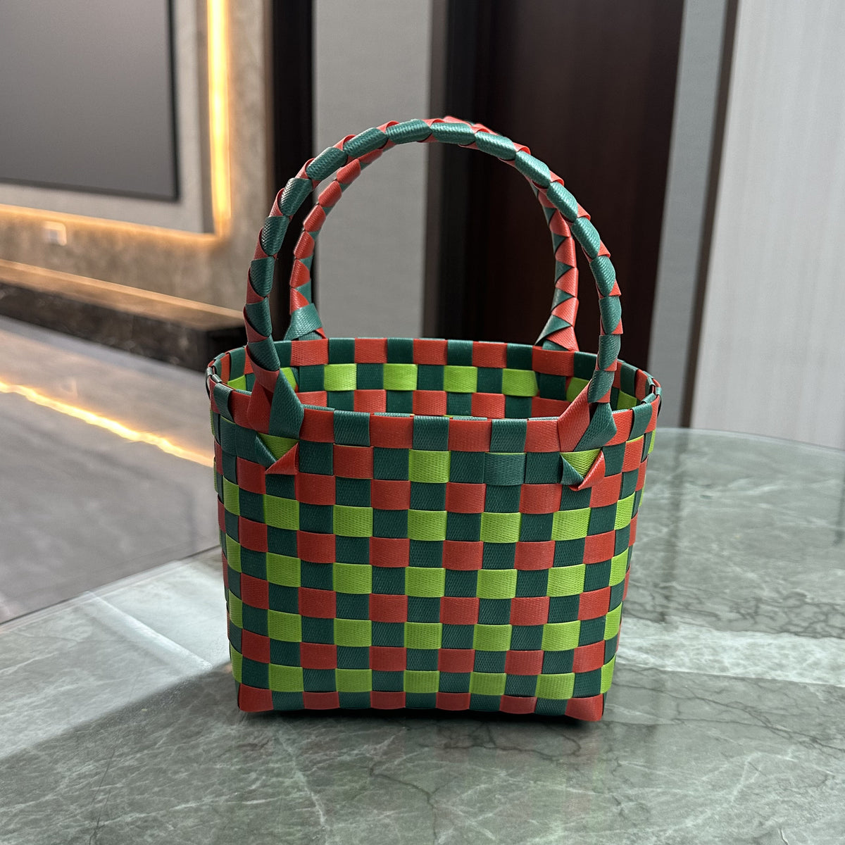Handcrafted Leisure Basket Bag Acalora