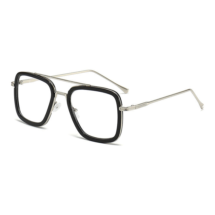 Women's fashionable square sunglasses with glamorous metal frame Kalsten