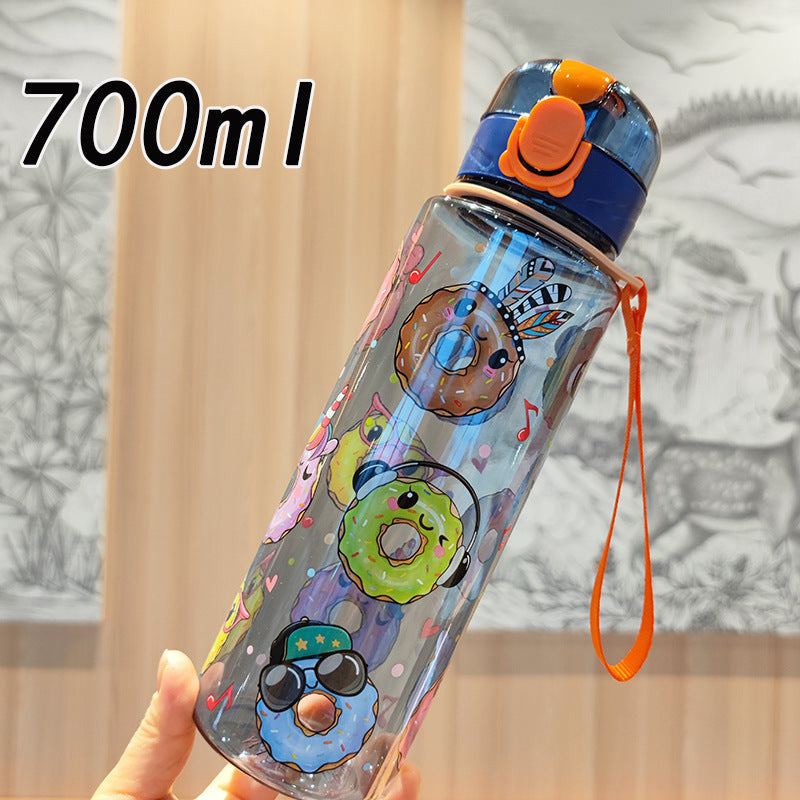 Ladies funny drinking bottle with motif print Kalsten