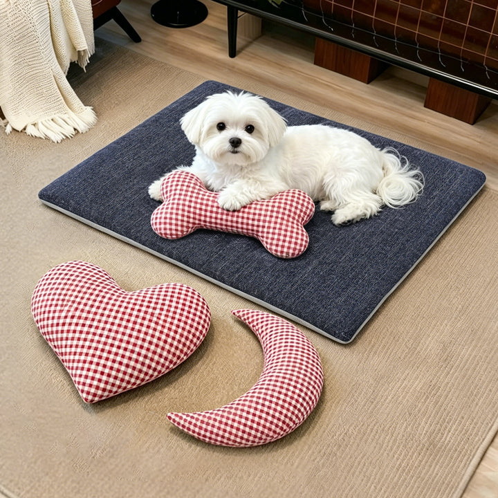 Unisex Playful and cozy pet mat with cushion shapes Kalsten