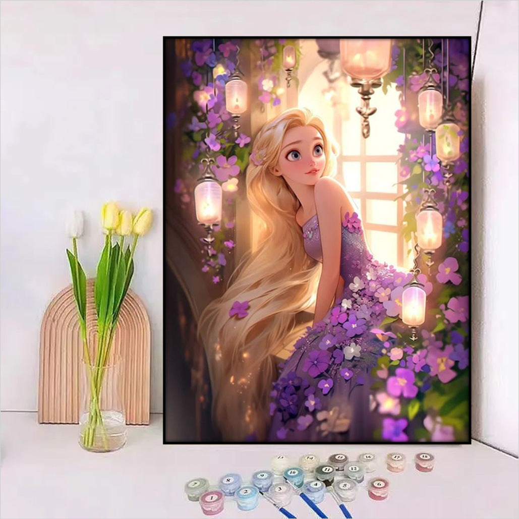 Disney-Inspired DIY Paint by Numbers Canvas Kit Kalsten