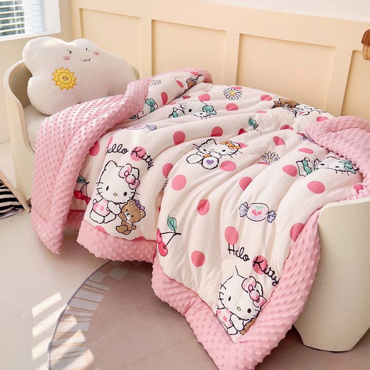 Girls cuddly blanket with versatile animal motif Kalsten