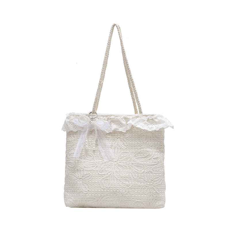 Elegant and Lightweight Handbag with Lace Edge Kalsten
