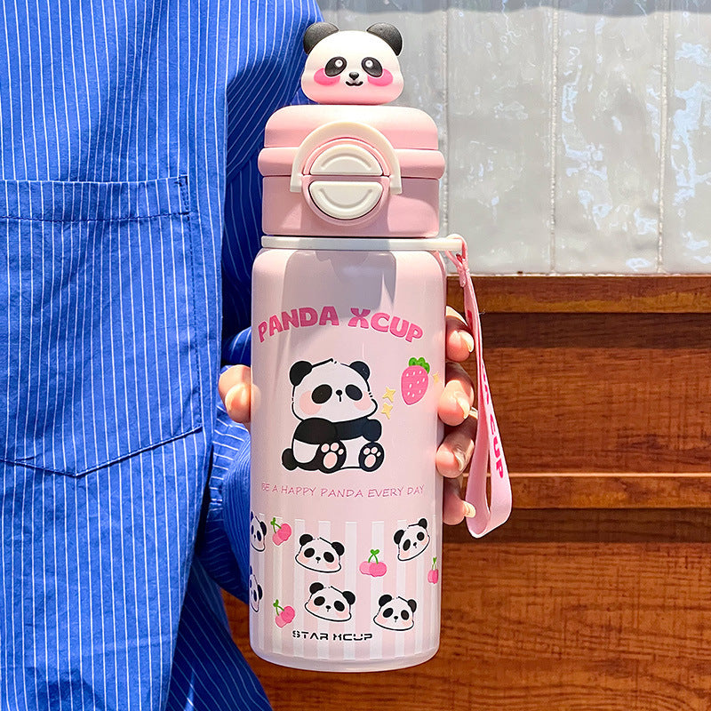 Women's insulated drinking bottle with creative panda design Kalsten