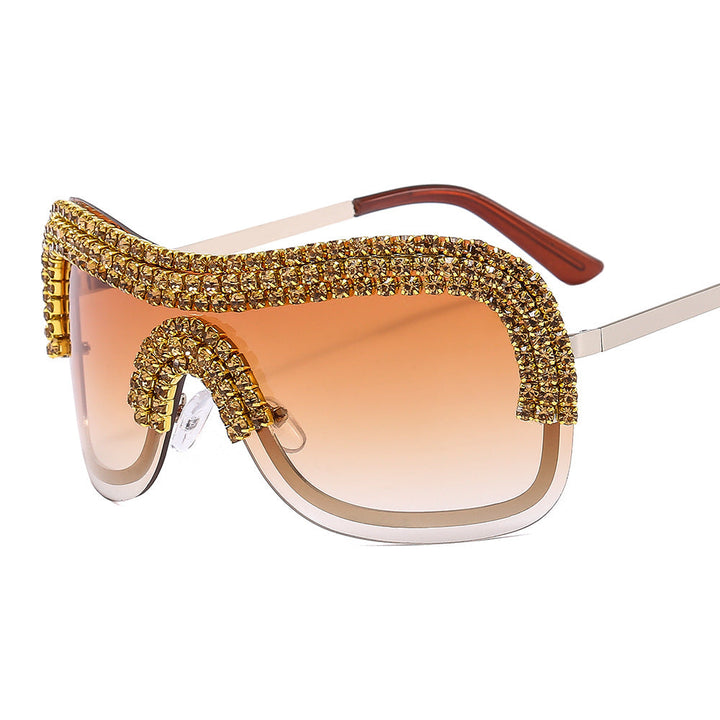 Ladies Glamorous Sunglasses with Sparkling Rhinestone Frame Kalsten