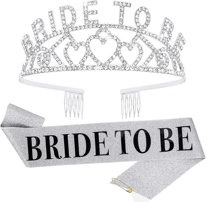 Women's Glittering Tiara with Heart Motifs Kalsten