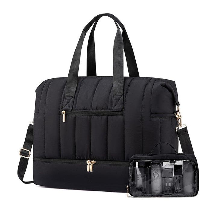 Fashionable and Practical Leisure Tote Bag with Detachable Cosmetic Pouch Kalsten