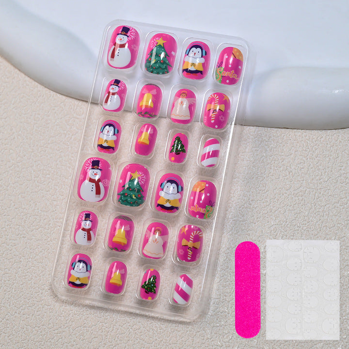 Themed Summer Beach Nail Art Press-On Nails Kalsten