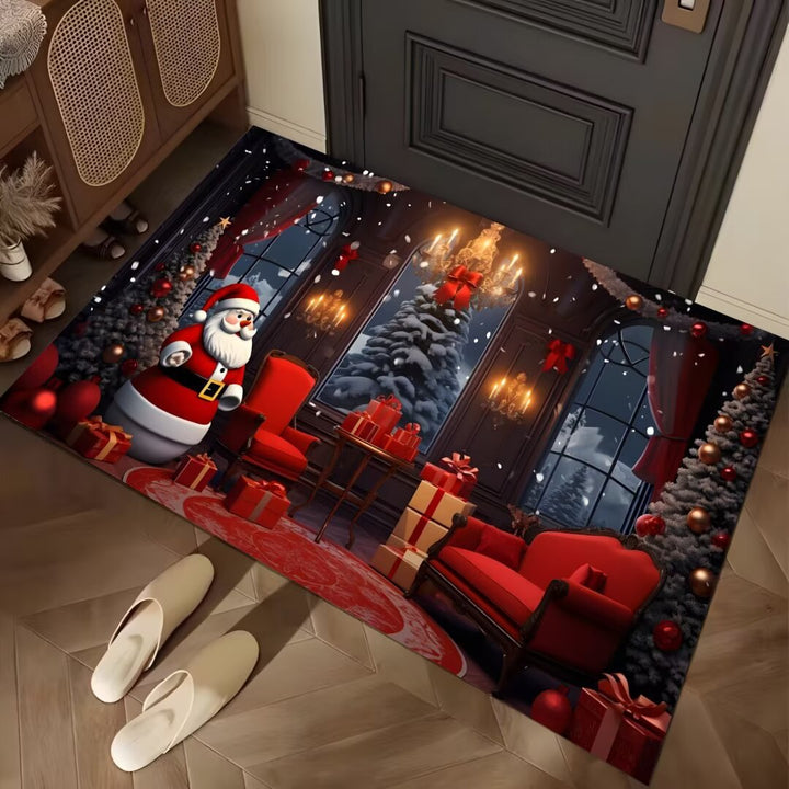 Festive Winter-Themed Entrance Mat Kalsten