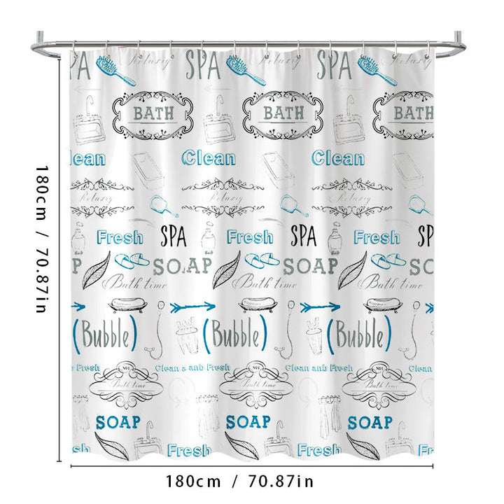 Decorative Shower Curtain Kalsten