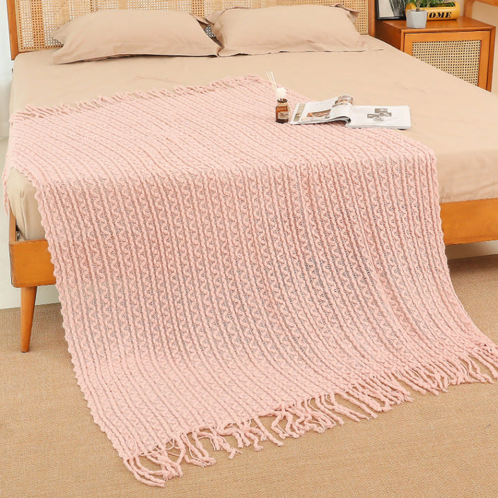 Women high-quality knitted blanket Kalsten