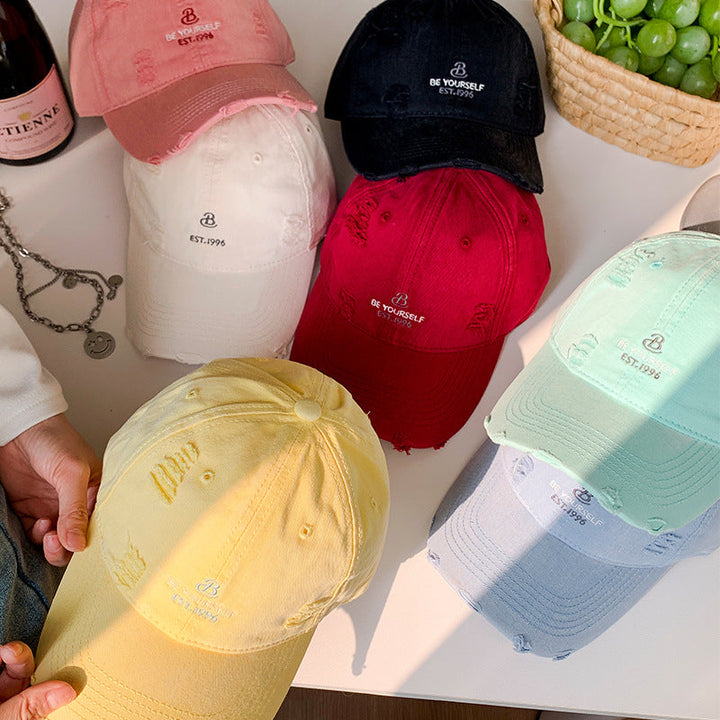 Women's Distressed Casual Baseball Cap Kalsten