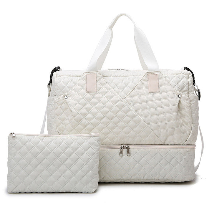 Quilted Multitasking Travel Duffle Bag Kalsten