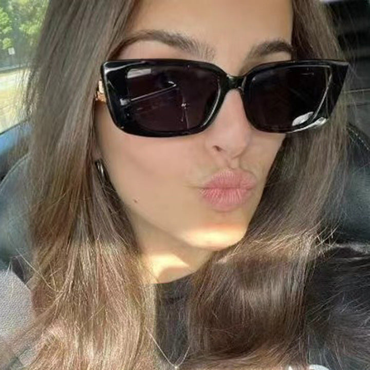 Women's trendy oversized sunglasses with unique leopard print Kalsten