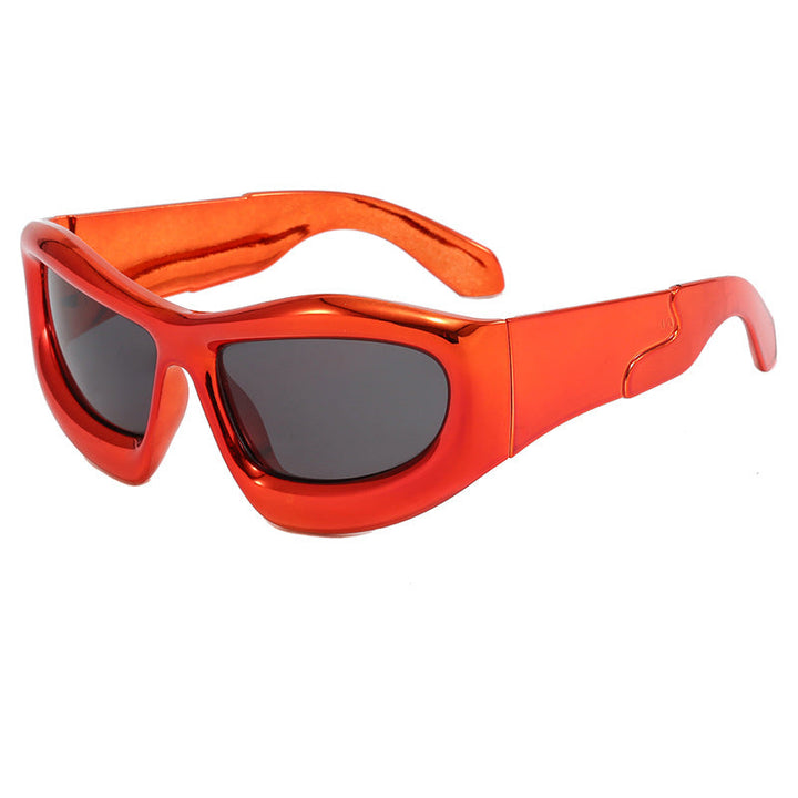 Women's Sporty Sunglasses with Robust, Geometric Frame Design Kalsten