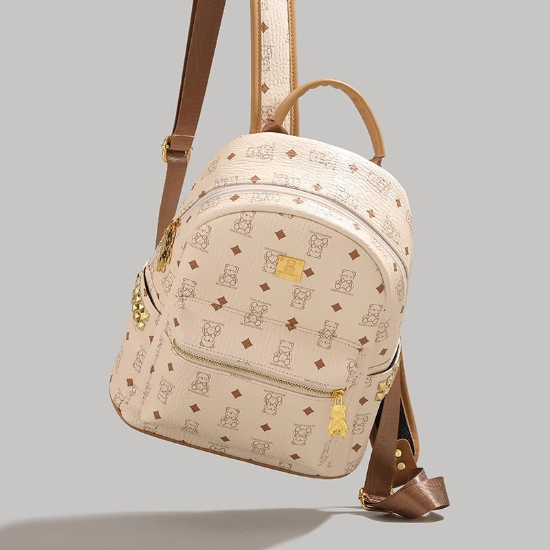 Stylish Character-Printed Backpack Acalora