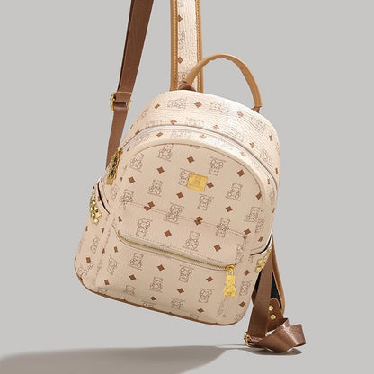 Stylish Character-Printed Backpack Acalora