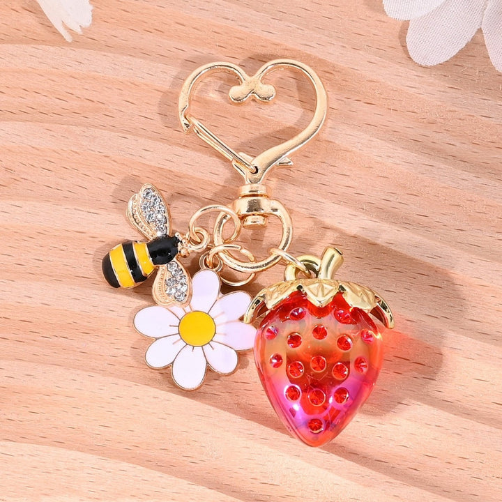 Keychain with Fruity Strawberry Design Kalsten