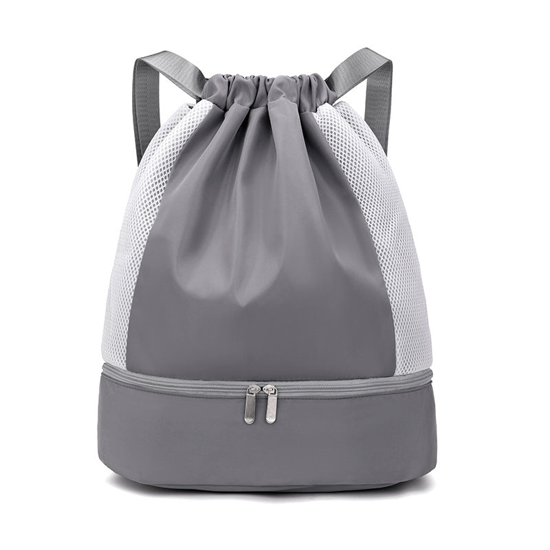 Sporty Mesh Backpack With Zipper Kalsten