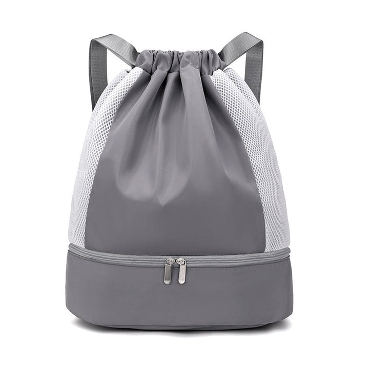 Sporty Mesh Backpack With Zipper Kalsten