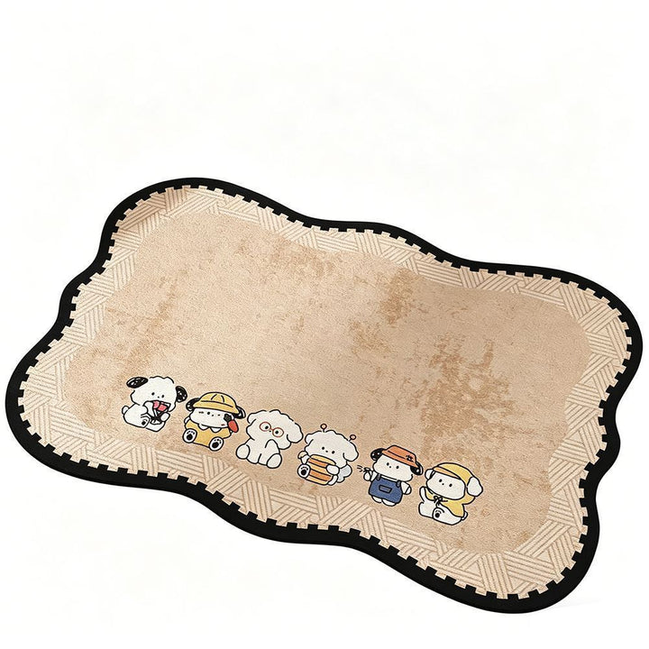 Cat-Themed Soft Plush Bath Mat Kalsten