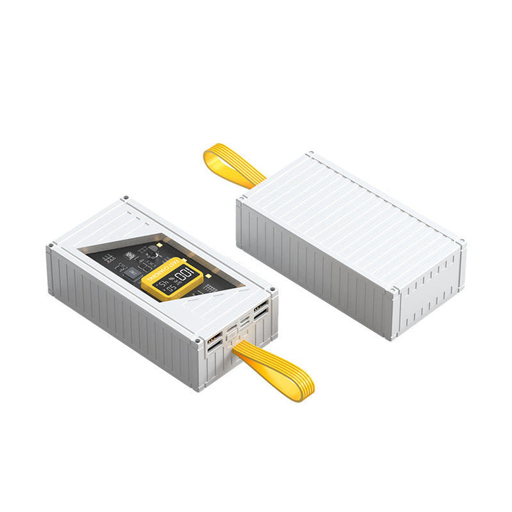 Portable power bank with integrated digital charging status display and fast charging function Kalsten