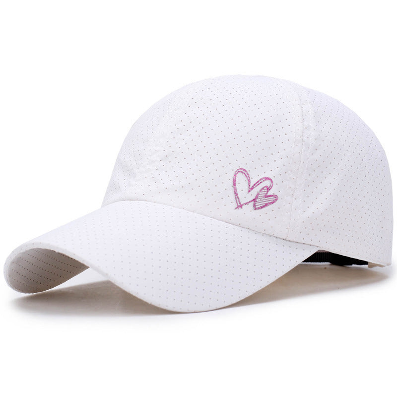 Women's Lightweight Breathable Dot Pattern Sports Cap Kalsten