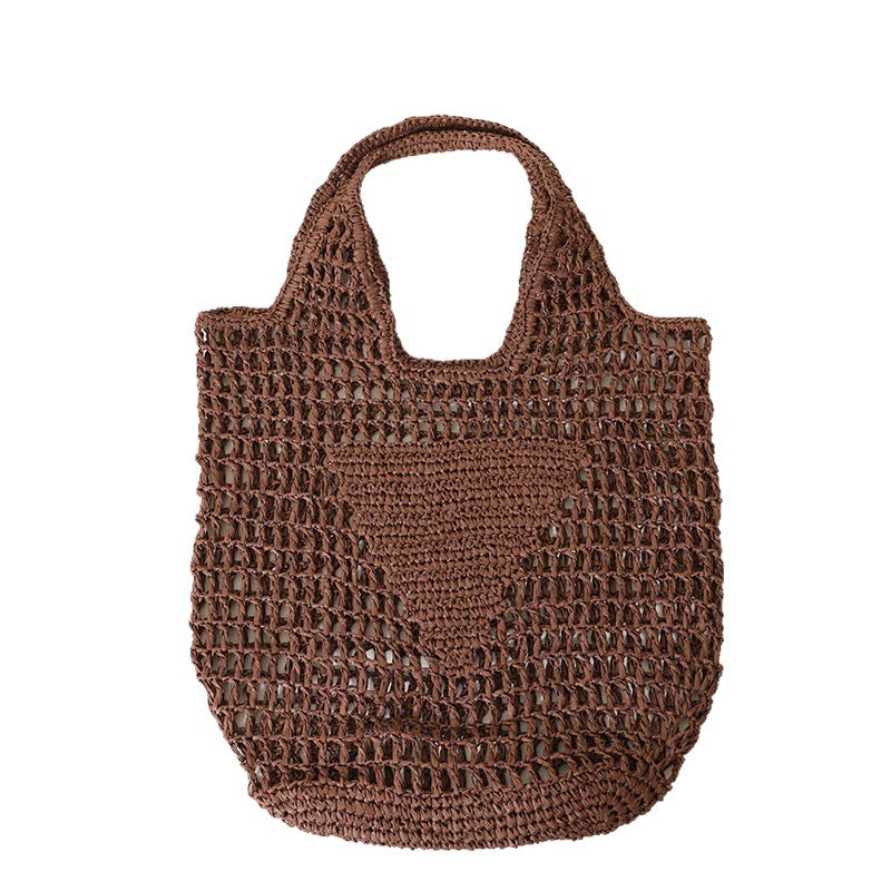Coarse crochet bag with large handles Kalsten